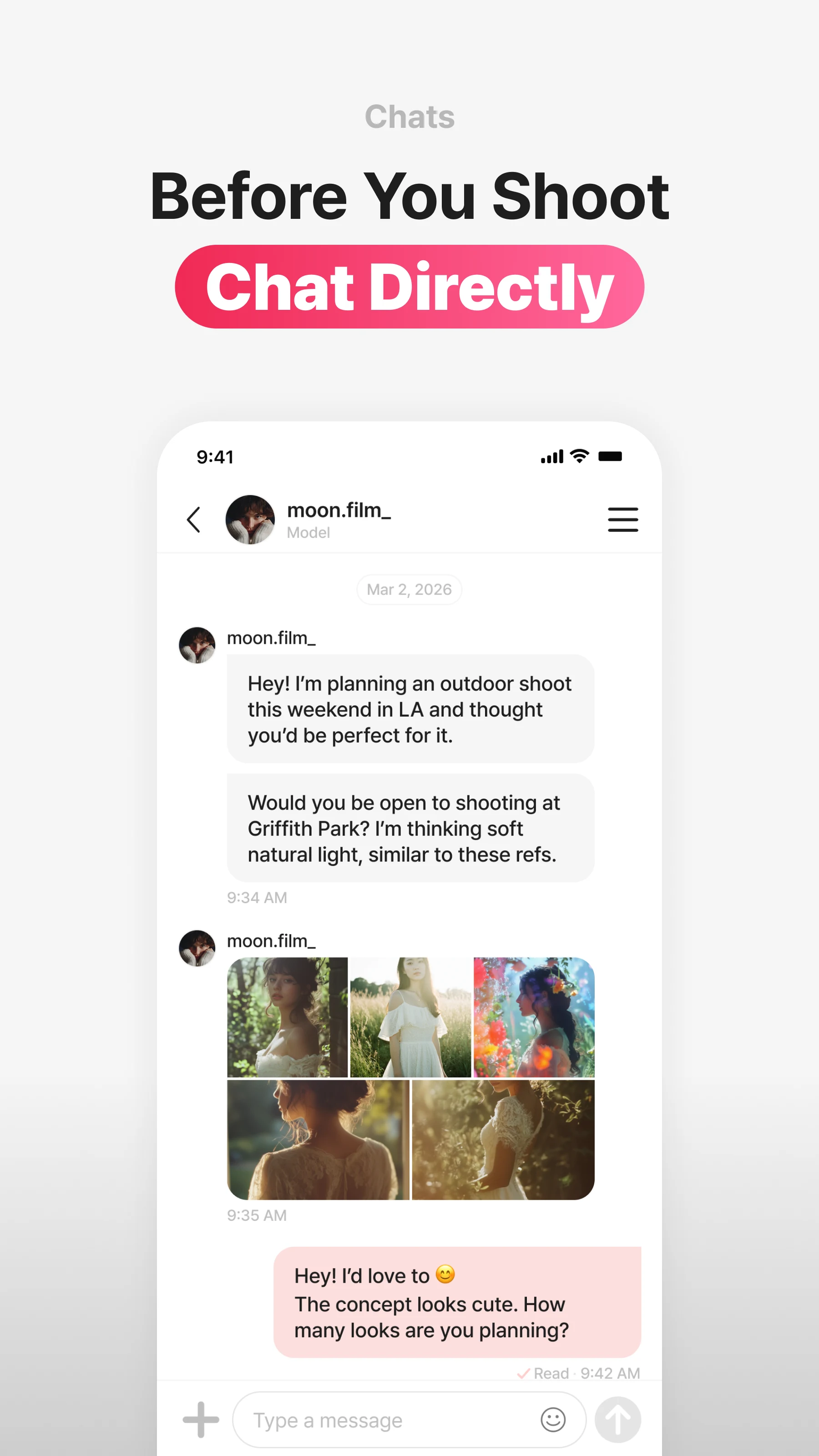 Inpose - Model & Photographer screenshot